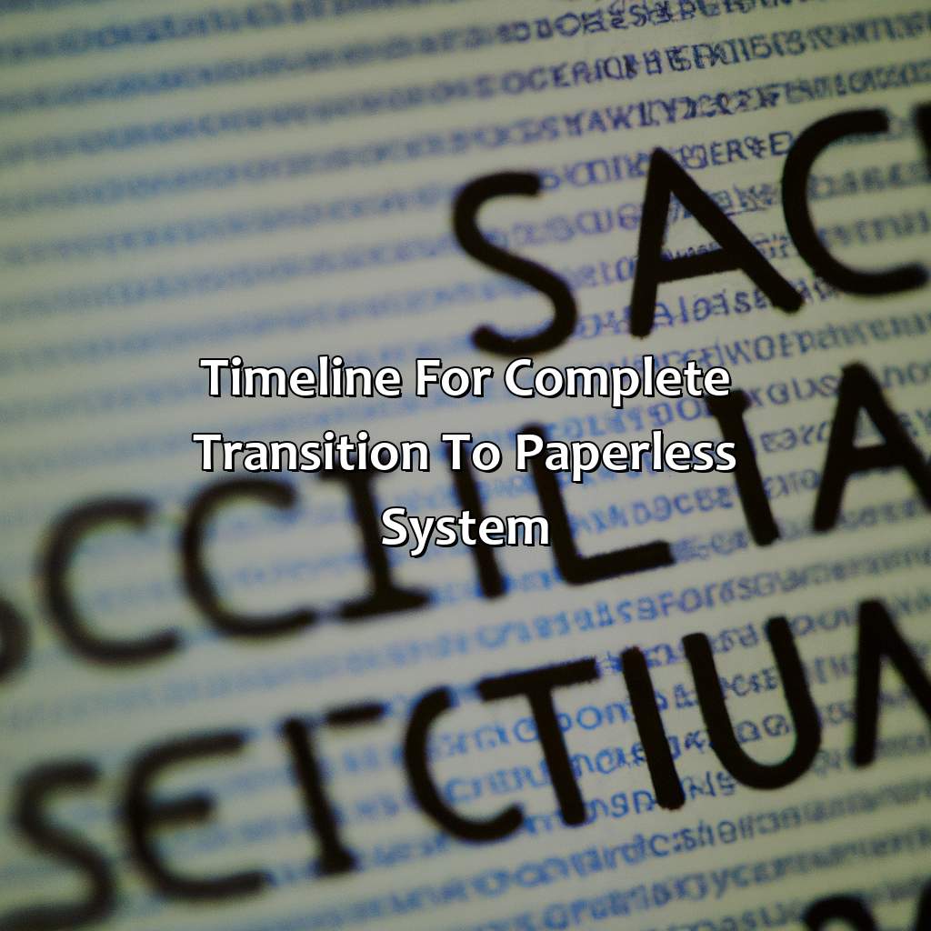 Timeline for complete transition to paperless system-when will social security checks go paperless?, 