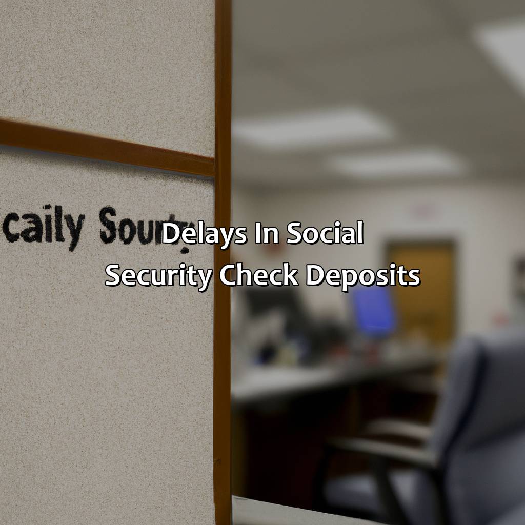 Delays in Social Security Check Deposits-when will the social security checks be deposited?, 