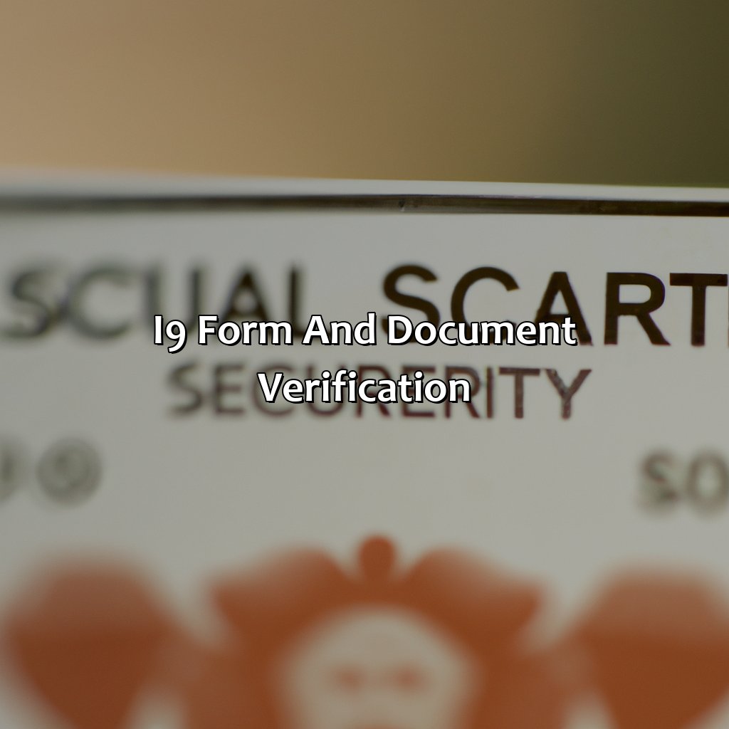 I9 Form and Document Verification-where is the document number on a social security card for i9 purposes?, 