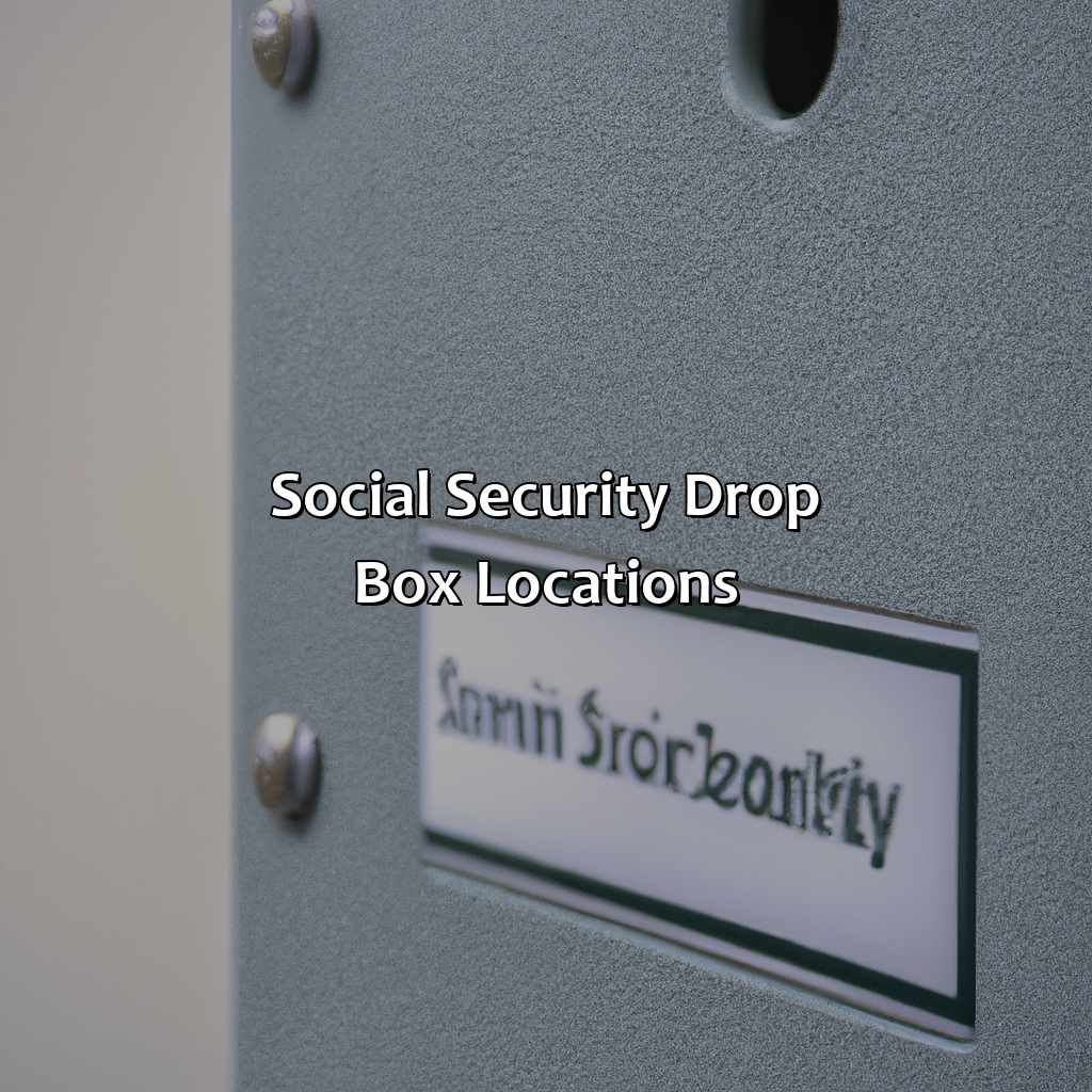 Social Security Drop Box Locations-where is the social security drop box?, 