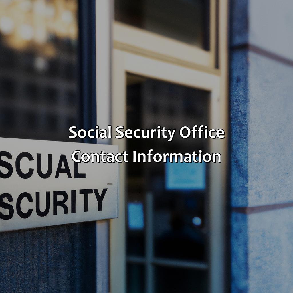 Social Security Office Contact Information-where is the social security office in new york?, 