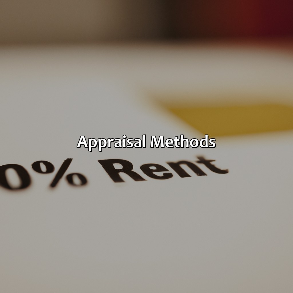 Appraisal Methods-which appraisal method uses a rate of investment return?, 