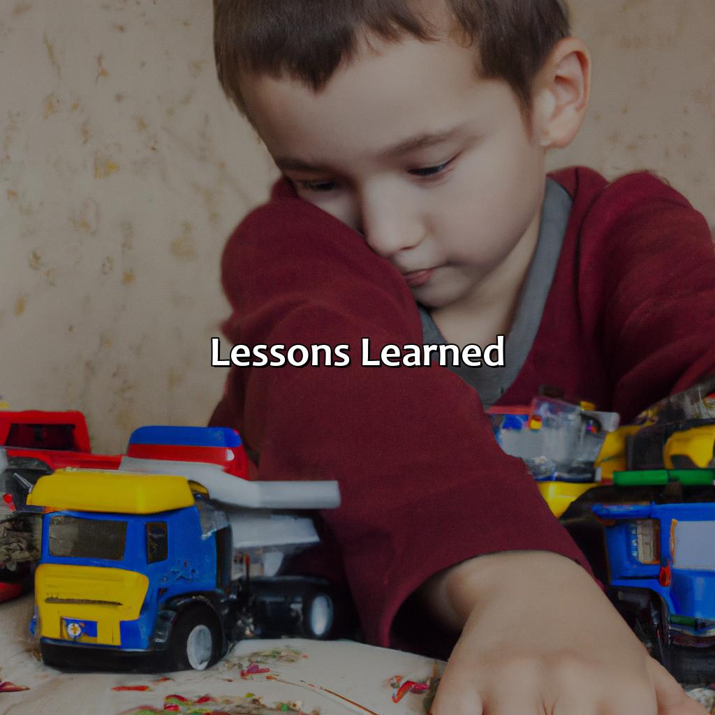 Lessons Learned-which boy bought a lot of toys as a bad investment?, 