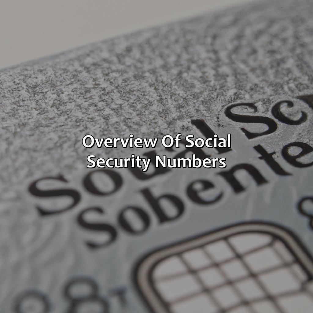 Overview of social security numbers-which countries have social security numbers?, 