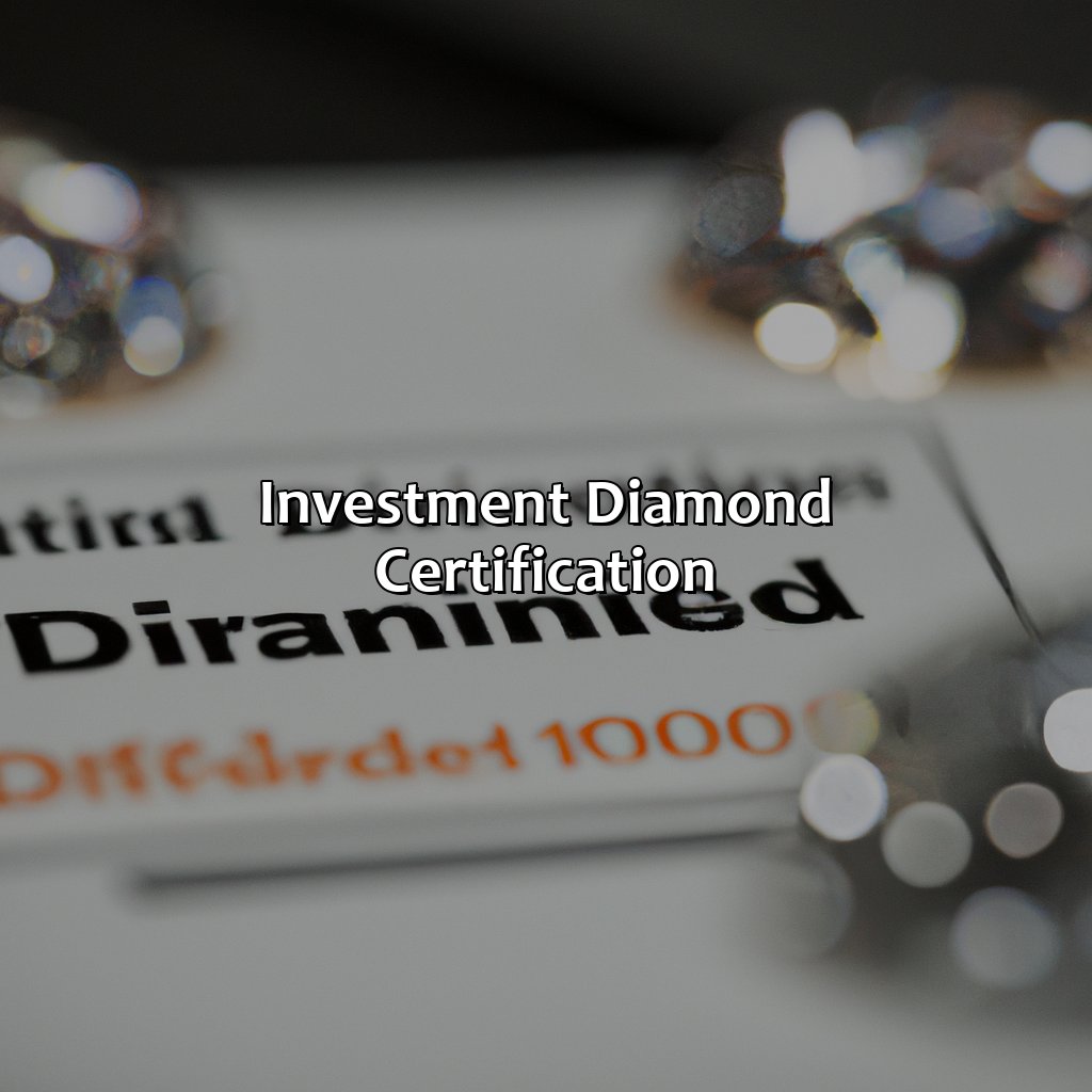 Investment Diamond Certification-which diamond is best for investment?, 