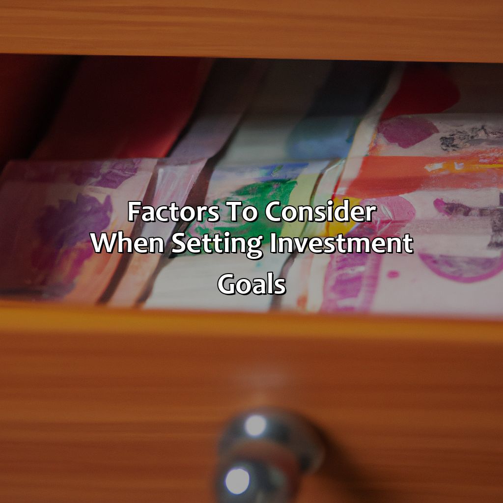 Factors to consider when setting investment goals-which factor should not be considered when setting investment goals?, 