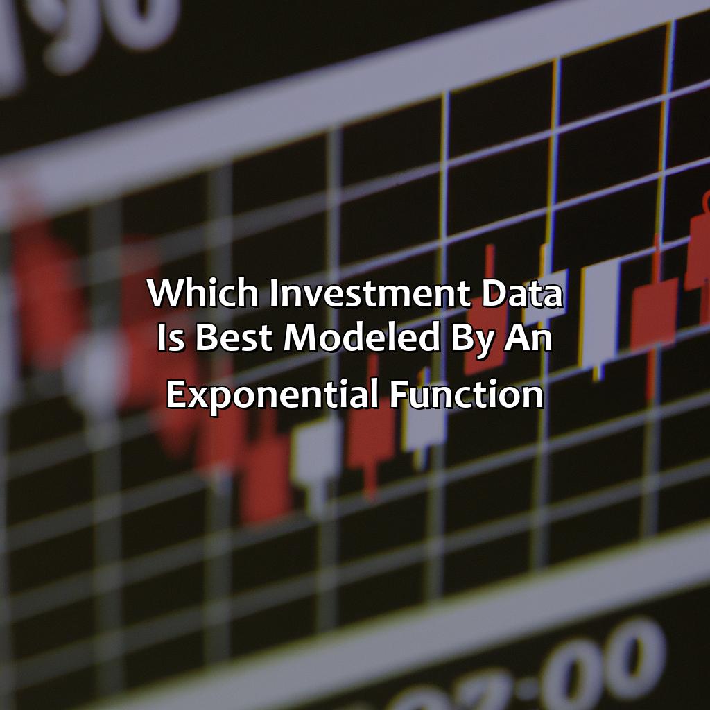 Which Investment Data Is Best Modeled By An Exponential Function?