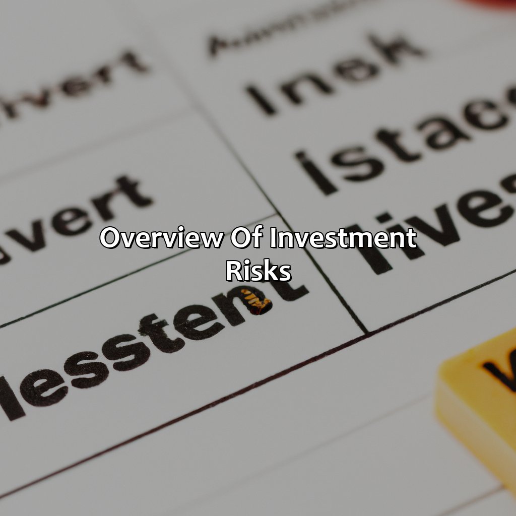 Overview of Investment Risks-which investment is the lowest risk?, 