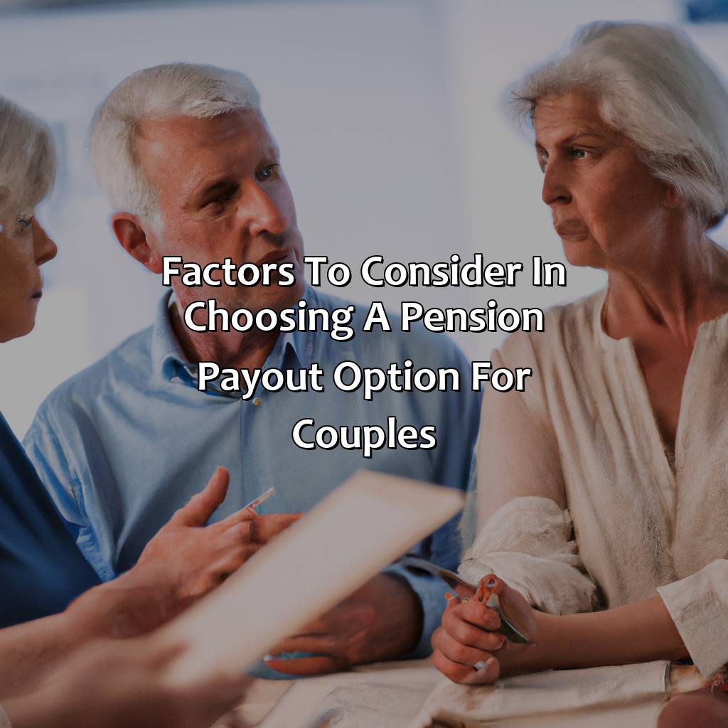 Factors to Consider in Choosing a Pension Payout Option for Couples-which pension payout option is best for couples?, 