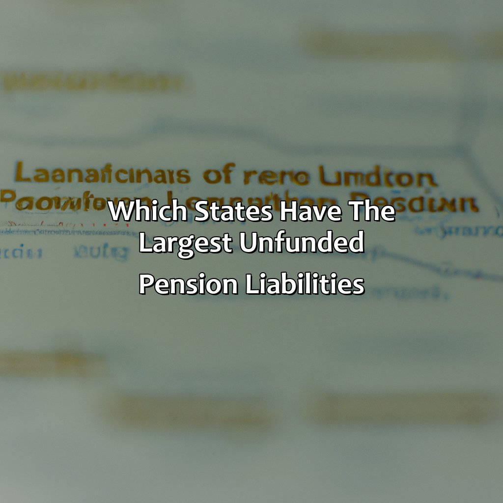 Which States Have The Largest Unfunded Pension Liabilities?