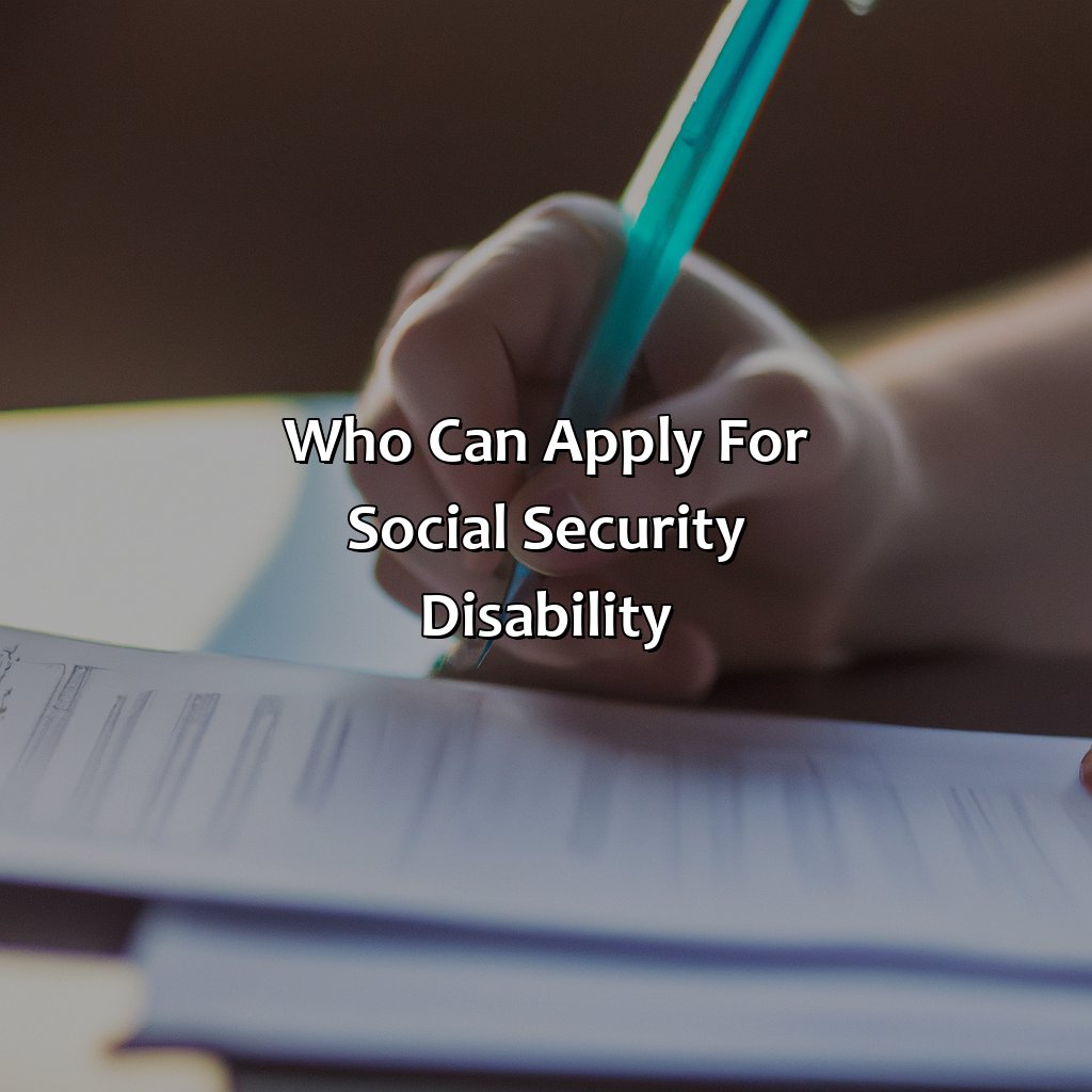 Who Can Apply For Social Security Disability?