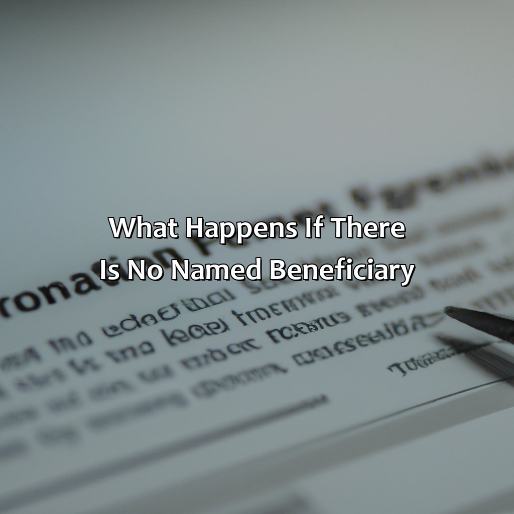 What Happens if there is no Named Beneficiary?-who can be a beneficiary of a pension?, 