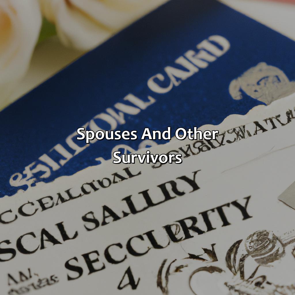 Spouses and Other Survivors-who gets your social security when you die snopes?, 