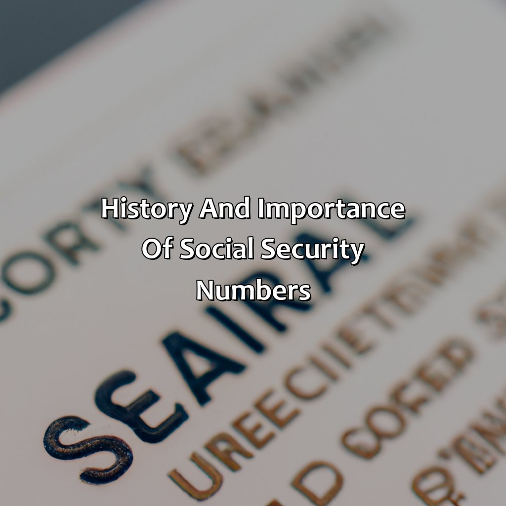 History and Importance of Social Security Numbers-who has the social security number of 1?, 