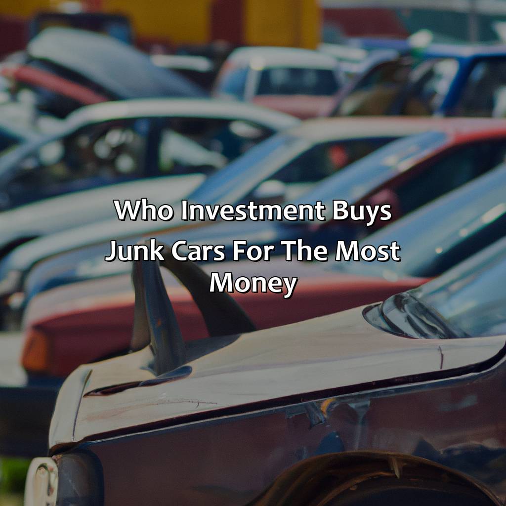 Who Investment Buys Junk Cars For The Most Money?