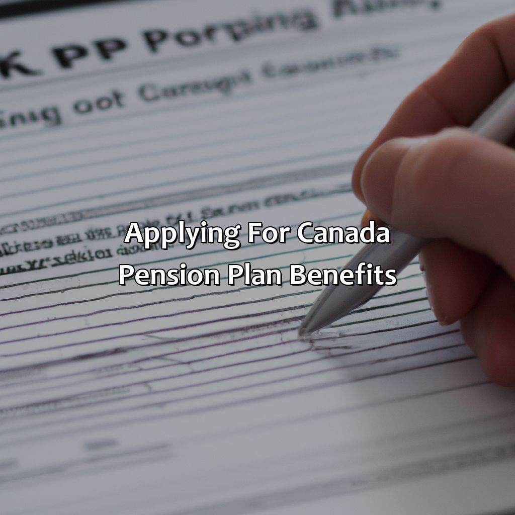 Applying for Canada Pension Plan Benefits-who is eligible for canada pension plan benefits?, 