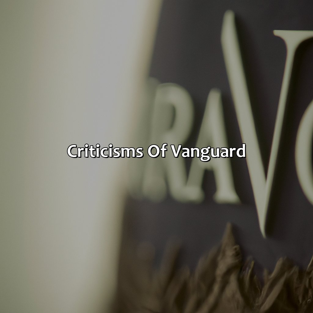 Criticisms of Vanguard-who is vanguard investment?, 