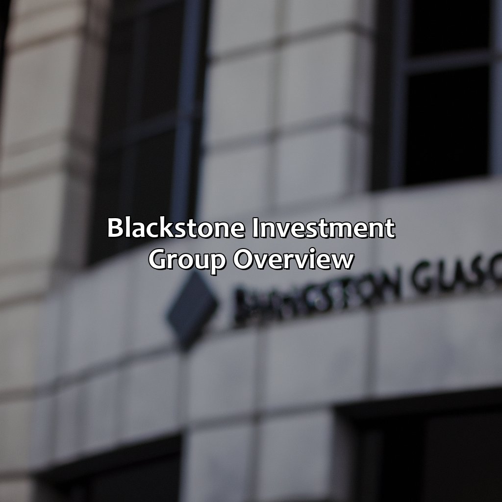 Blackstone Investment Group Overview-who owns blackstone investment group?, 