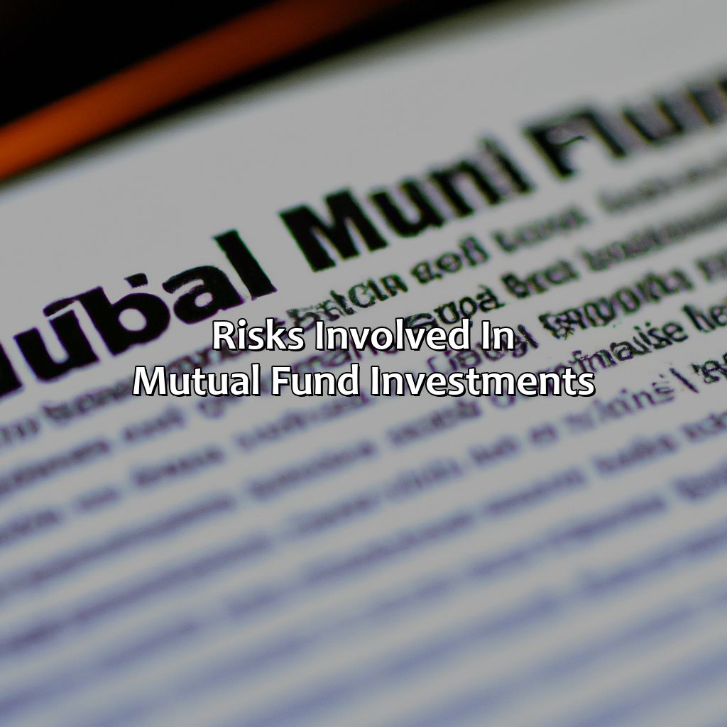 Risks involved in Mutual Fund investments-why are mutual funds a good investment?, 