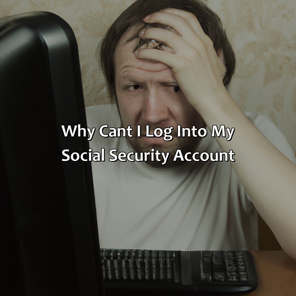 Why Can’T I Log Into My Social Security Account?