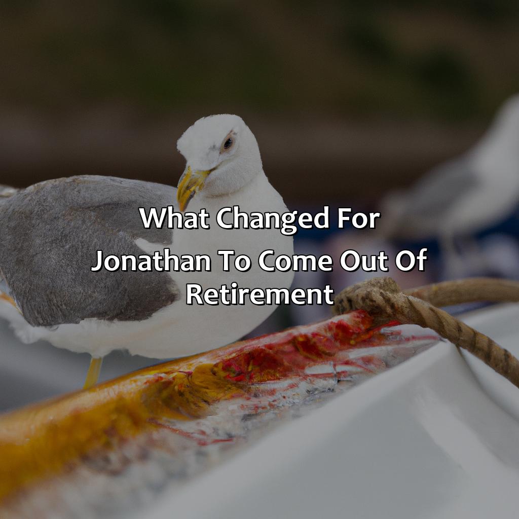 What changed for Jonathan to come out of retirement?-why did jonathan hillstrand come out of retirement?, 