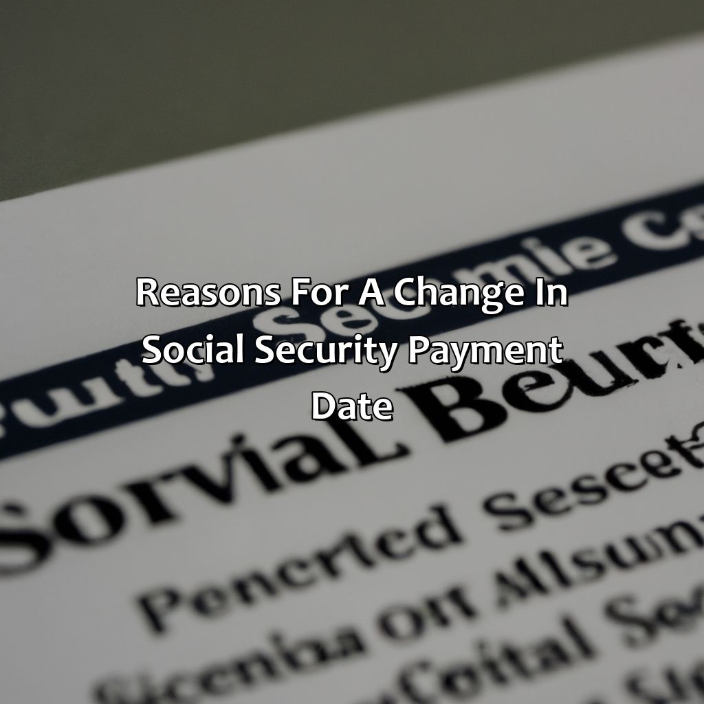 Why Did My Social Security Payment Date Change? Retire Gen Z