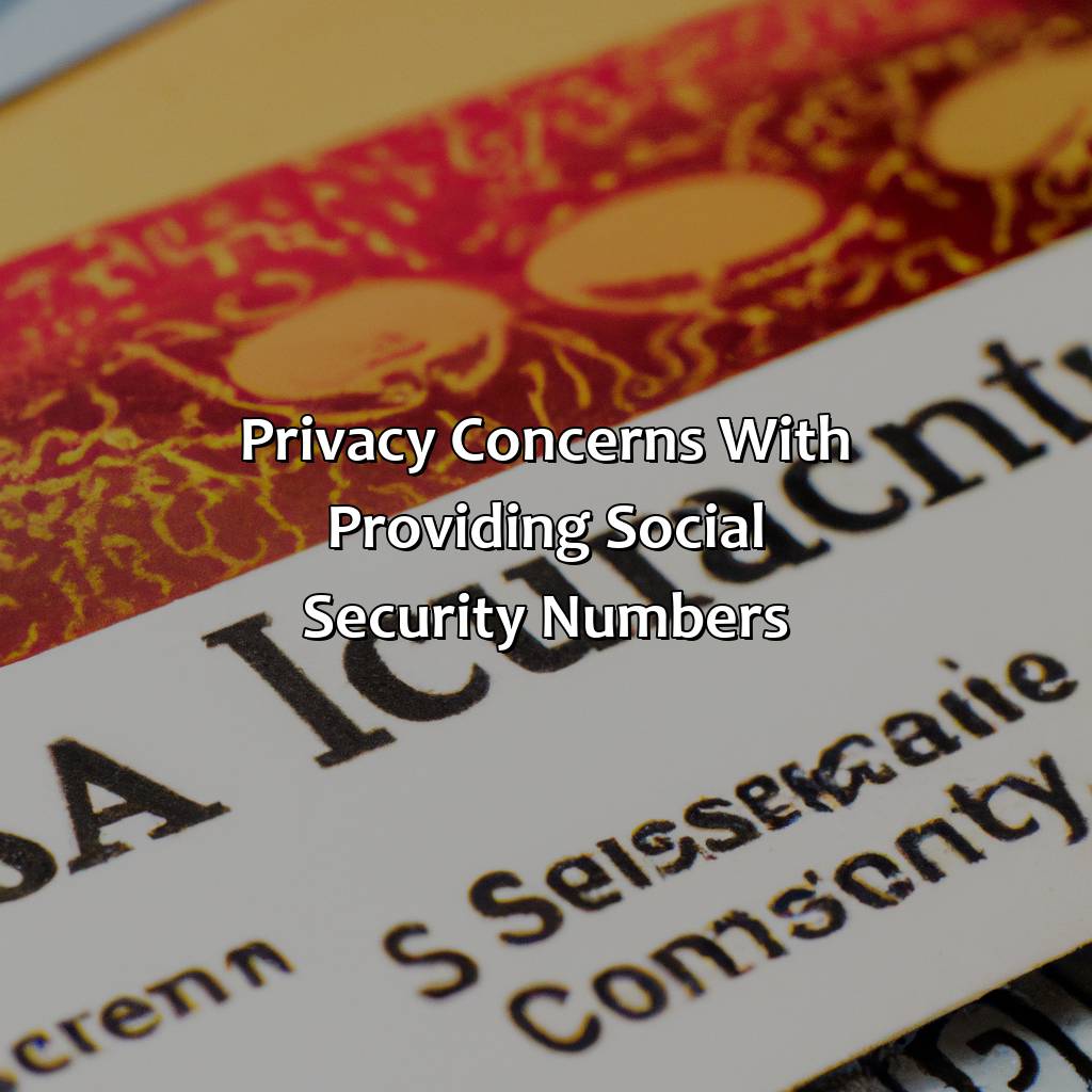 Privacy Concerns with Providing Social Security Numbers-why do insurance companies need your social security number?, 