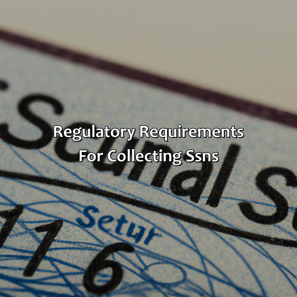 Regulatory Requirements for Collecting SSNs-why does depop need my social security number?, 