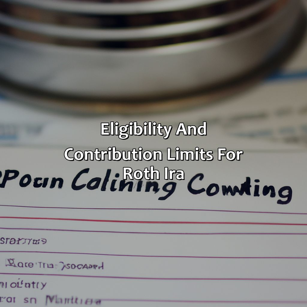 Eligibility and contribution limits for Roth IRA-why is a roth individual retirement account (ira) valuable in saving for college?, 