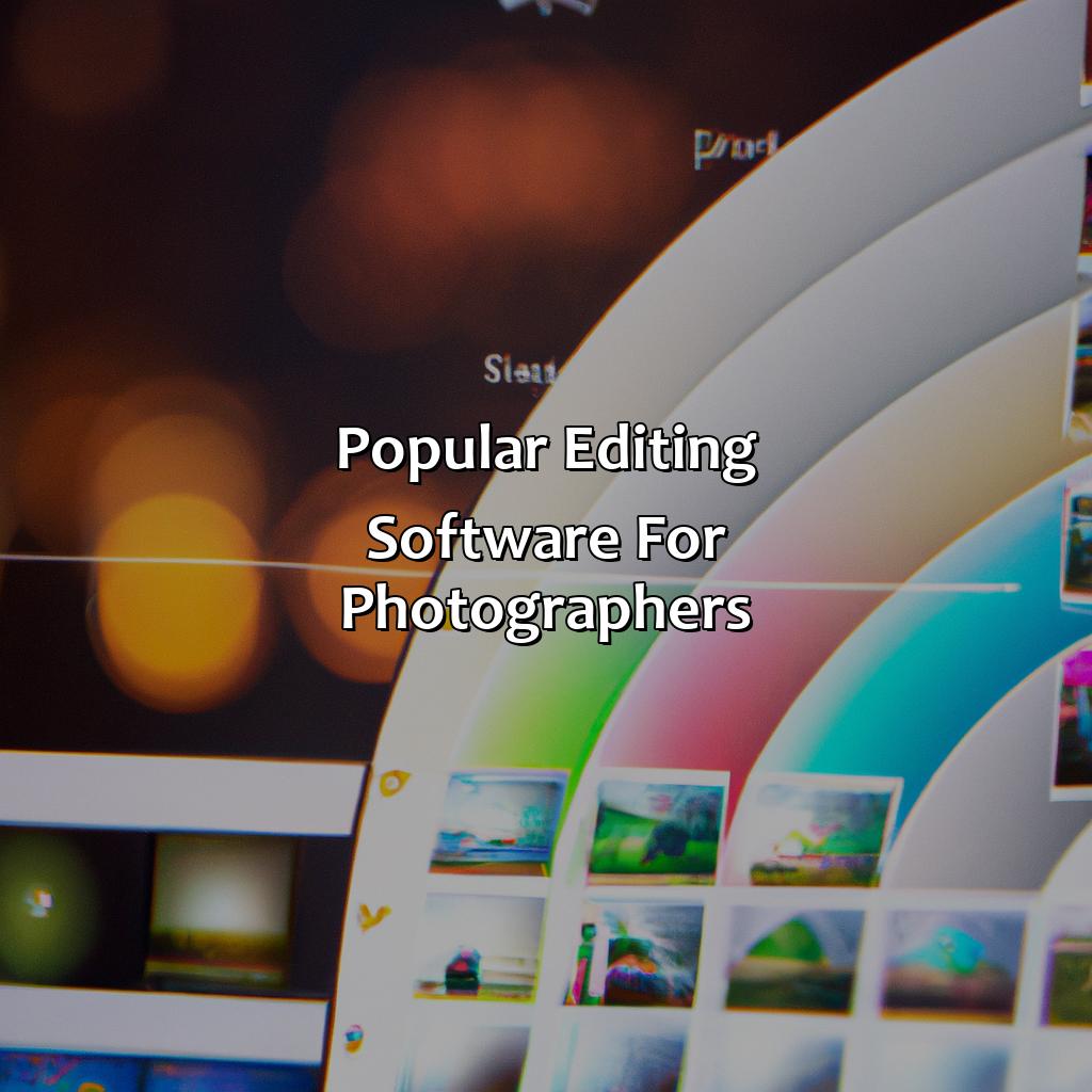 Popular editing software for photographers-why is editing software often a good investment for photographers?, 