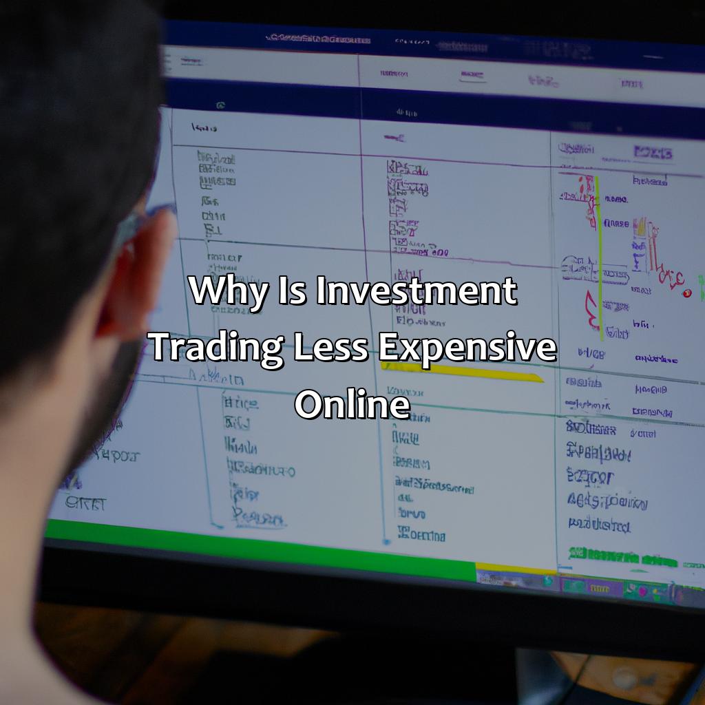 Why Is Investment Trading Less Expensive Online?