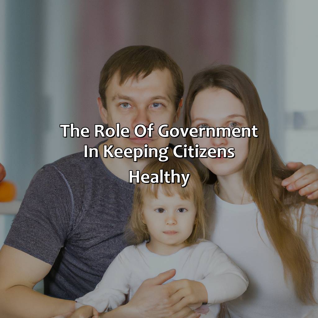 The role of government in keeping citizens healthy-why is it a good investment for the united states to keep its citizens healthy?, 