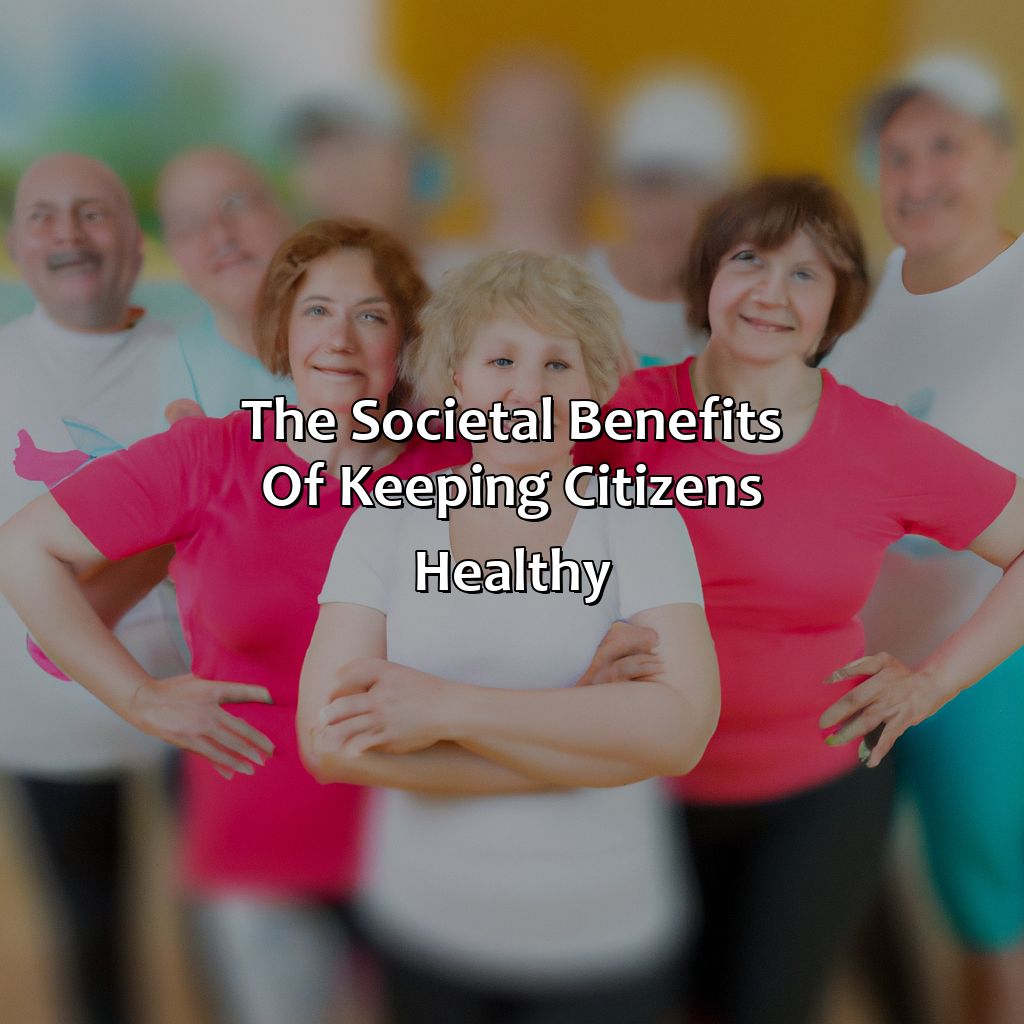 The societal benefits of keeping citizens healthy-why is it a good investment for the united states to keep its citizens healthy?, 