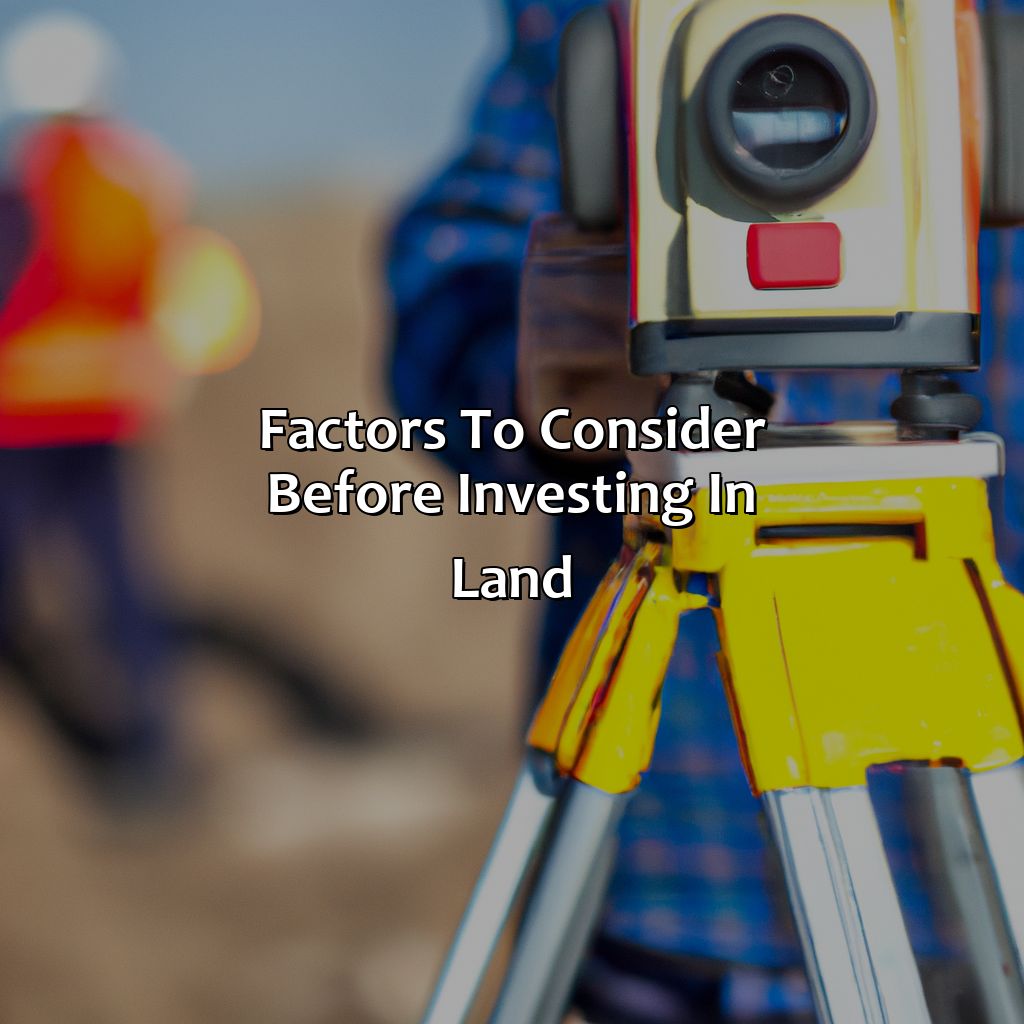 Factors to Consider Before Investing in Land-why is land a good investment?, 