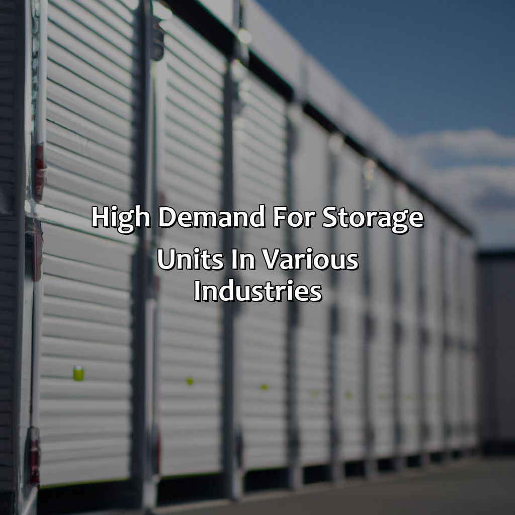 High Demand for Storage Units in Various Industries-why is self storage a good investment?, 