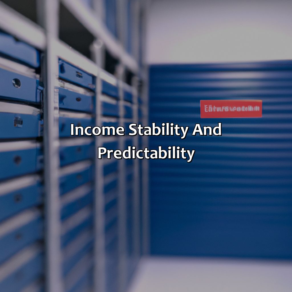 Income Stability and Predictability-why is self storage a good investment?, 