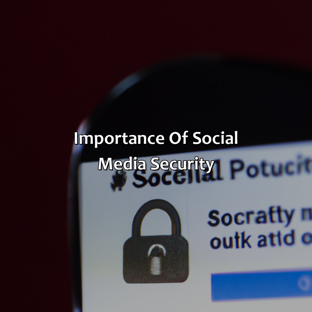 Importance of Social Media Security-why is social media security important?, 