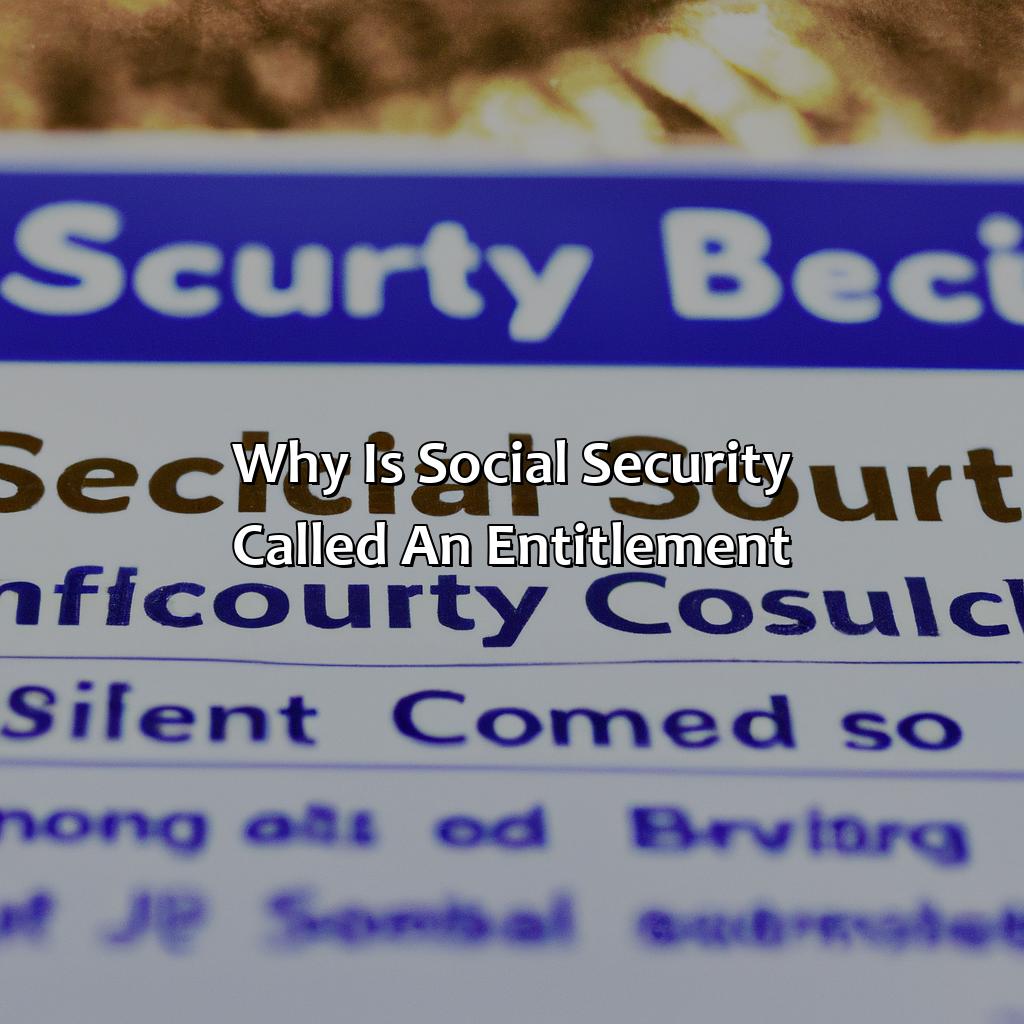 Why is Social Security Called an Entitlement?-why is social security called an entitlement?, 