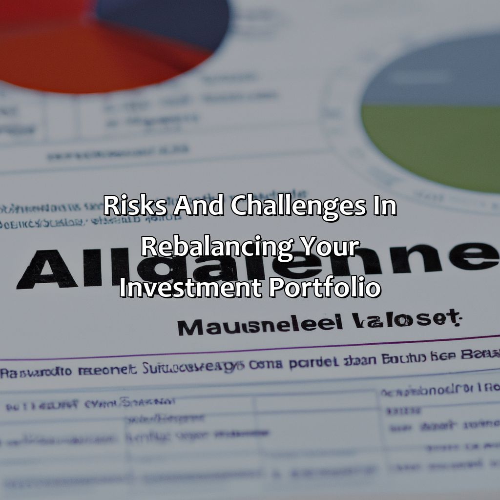 Risks and Challenges in Rebalancing your Investment Portfolio-why rebalance investment portfolio?, 