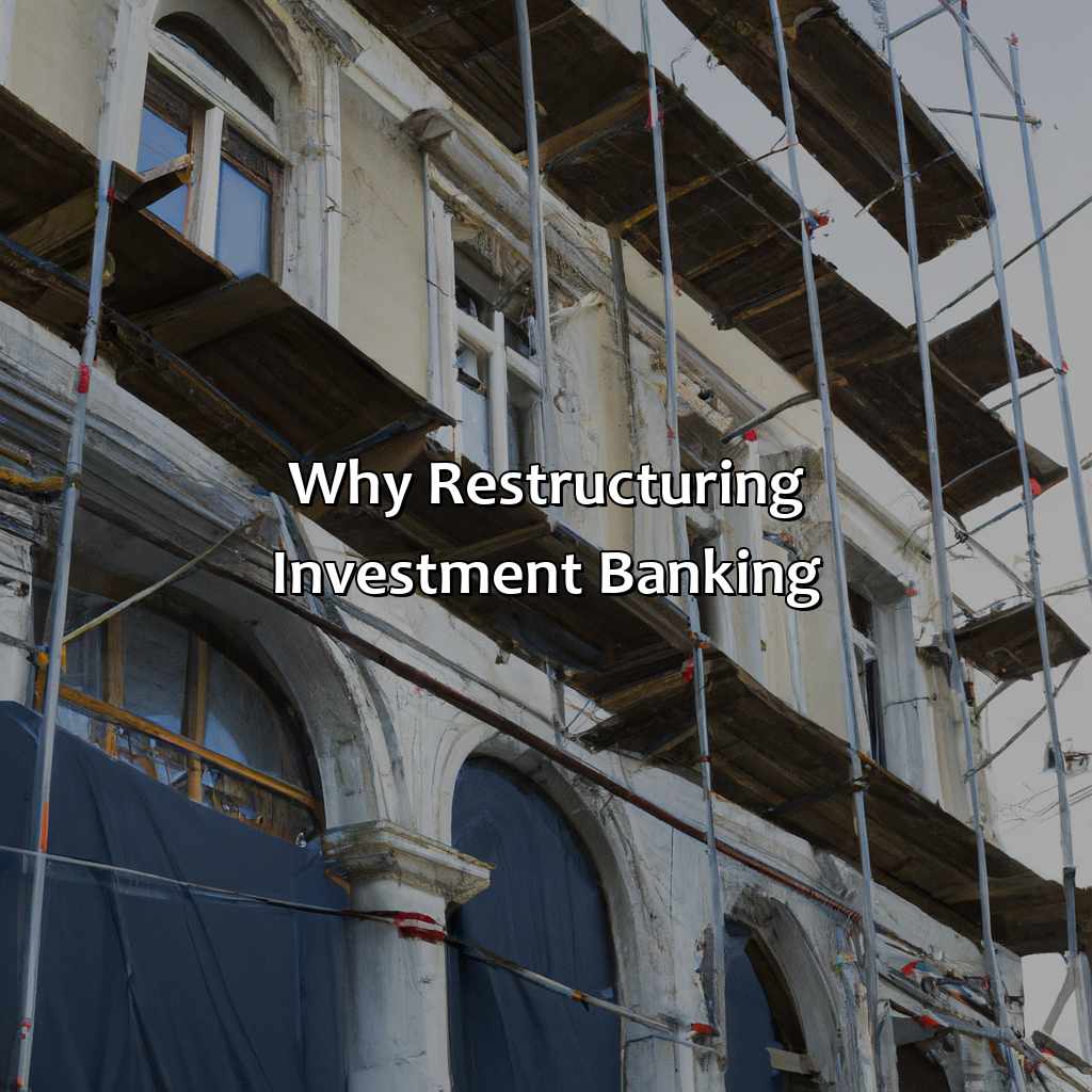 Why Restructuring Investment Banking?