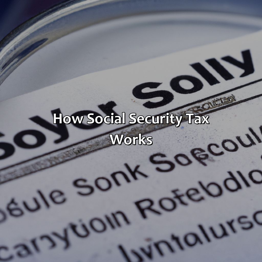 How social security tax works-why social security tax?, 