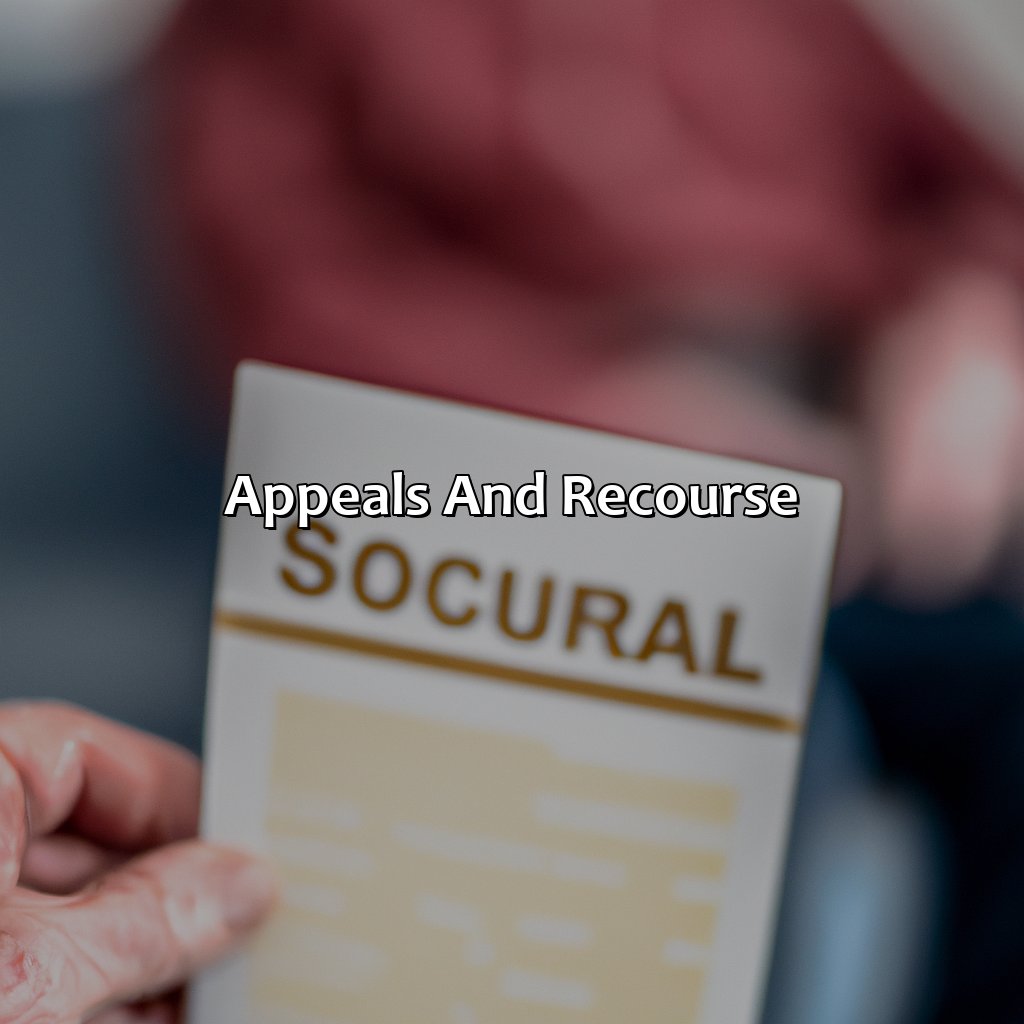 Appeals and Recourse-why was my social security benefit reduced?, 