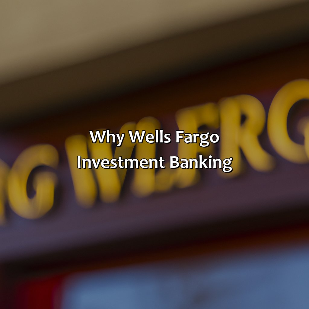 Why Wells Fargo Investment Banking?